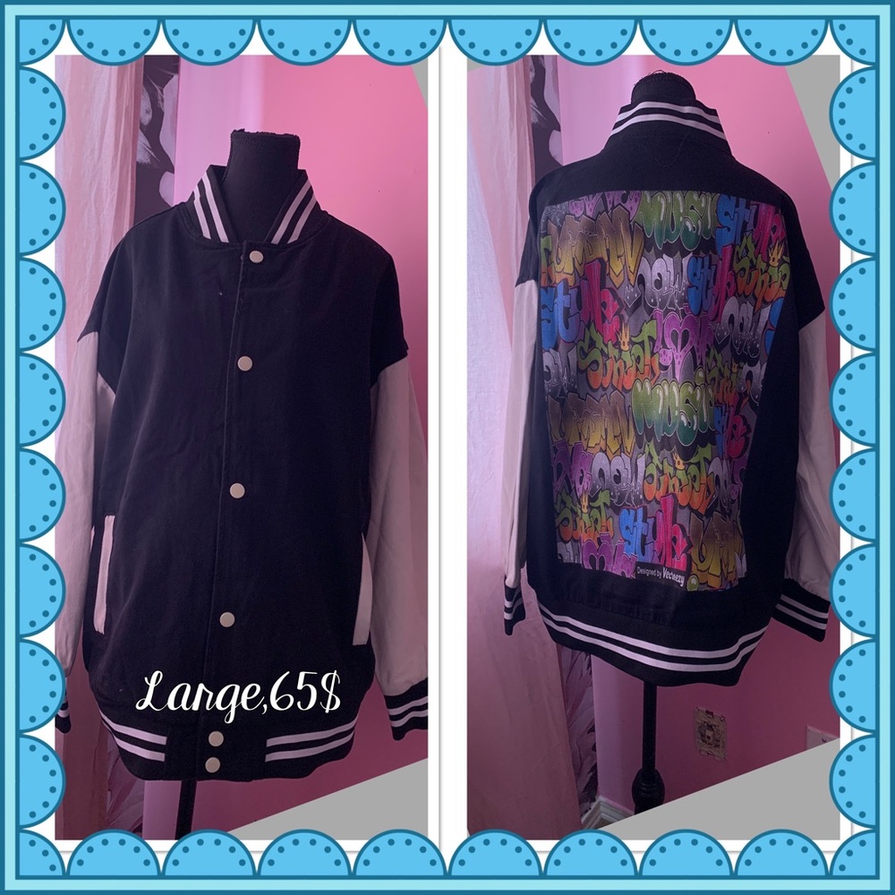 Women’s jean foot ball style jacket